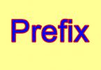 Prefix ส่วนขยายด้านหน้า ที่ทำให้ความหมายเปลี่ยนไป